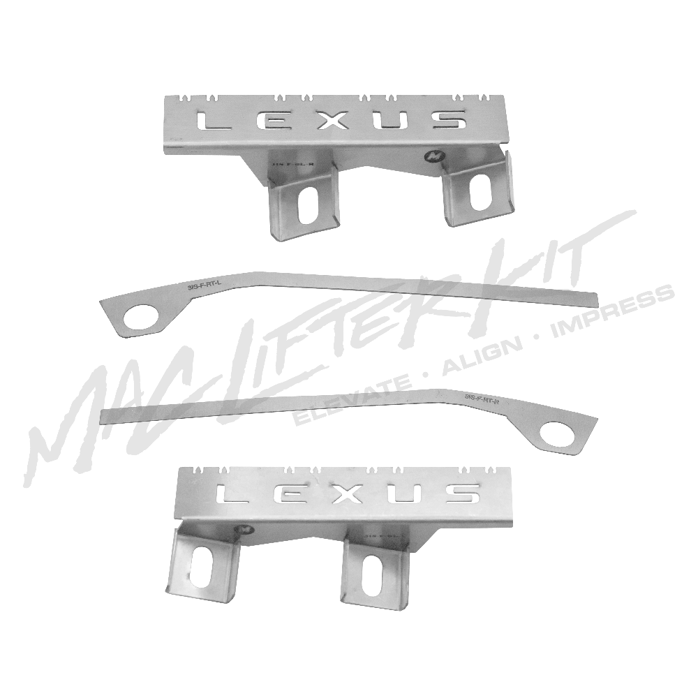 LEXUS 3IS (XE30) – Complete Front Bumper Lifter & Tabs Set – MAC