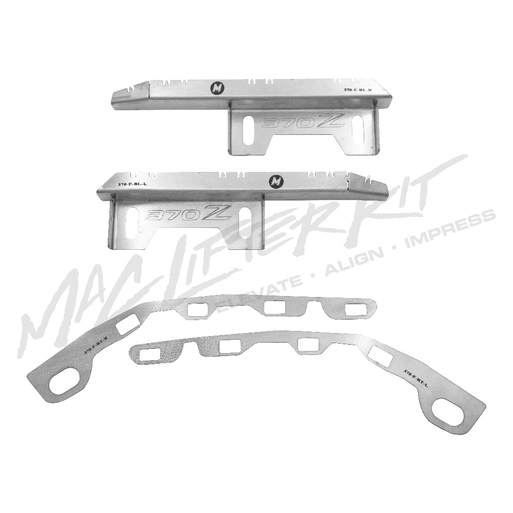NISSAN 370Z – Complete Front Bumper Lifter & Tabs Set – MAC Lifter Kit