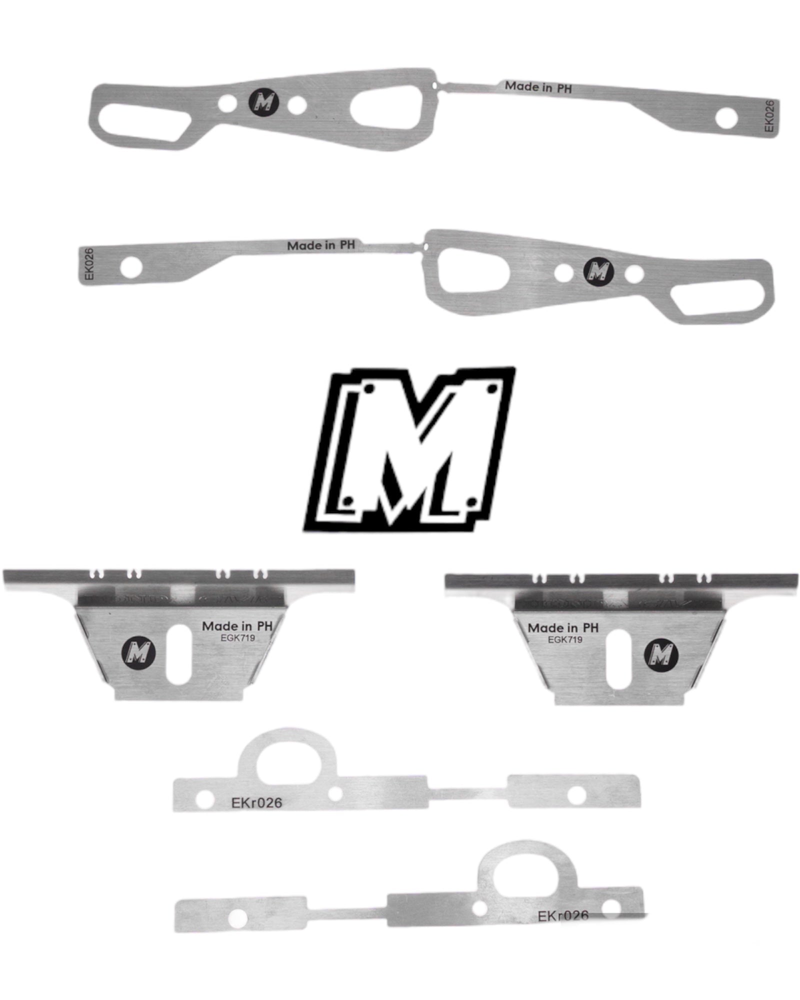 HONDA Civic EK Hatchback – Complete Front and Rear Bumper Lifter & Tabs Set