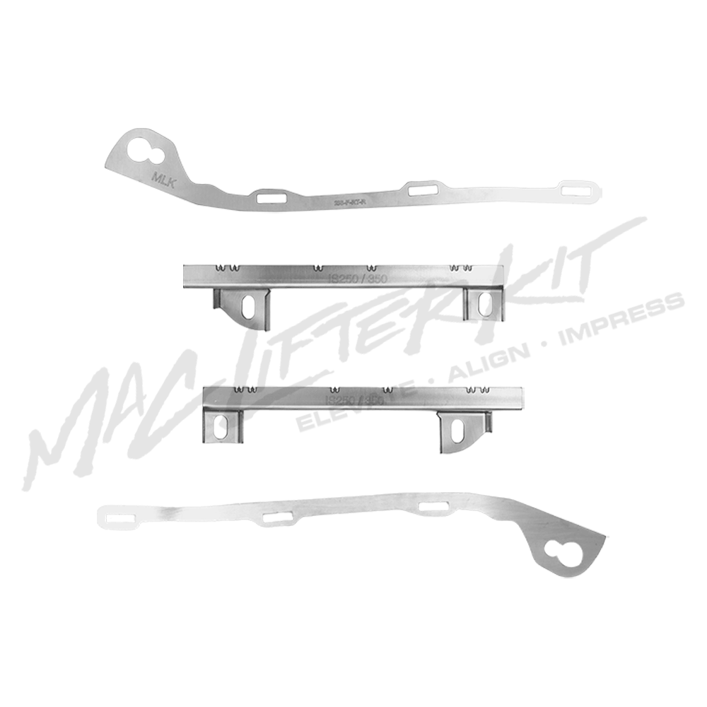 LEXUS 2IS (XE20) –  Complete Front Bumper Lifter & Tabs Set