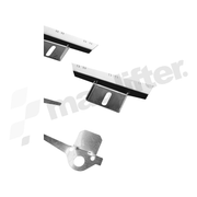 HONDA Civic EK Hatchback – Complete Rear Bumper Lifter & Tabs Set
