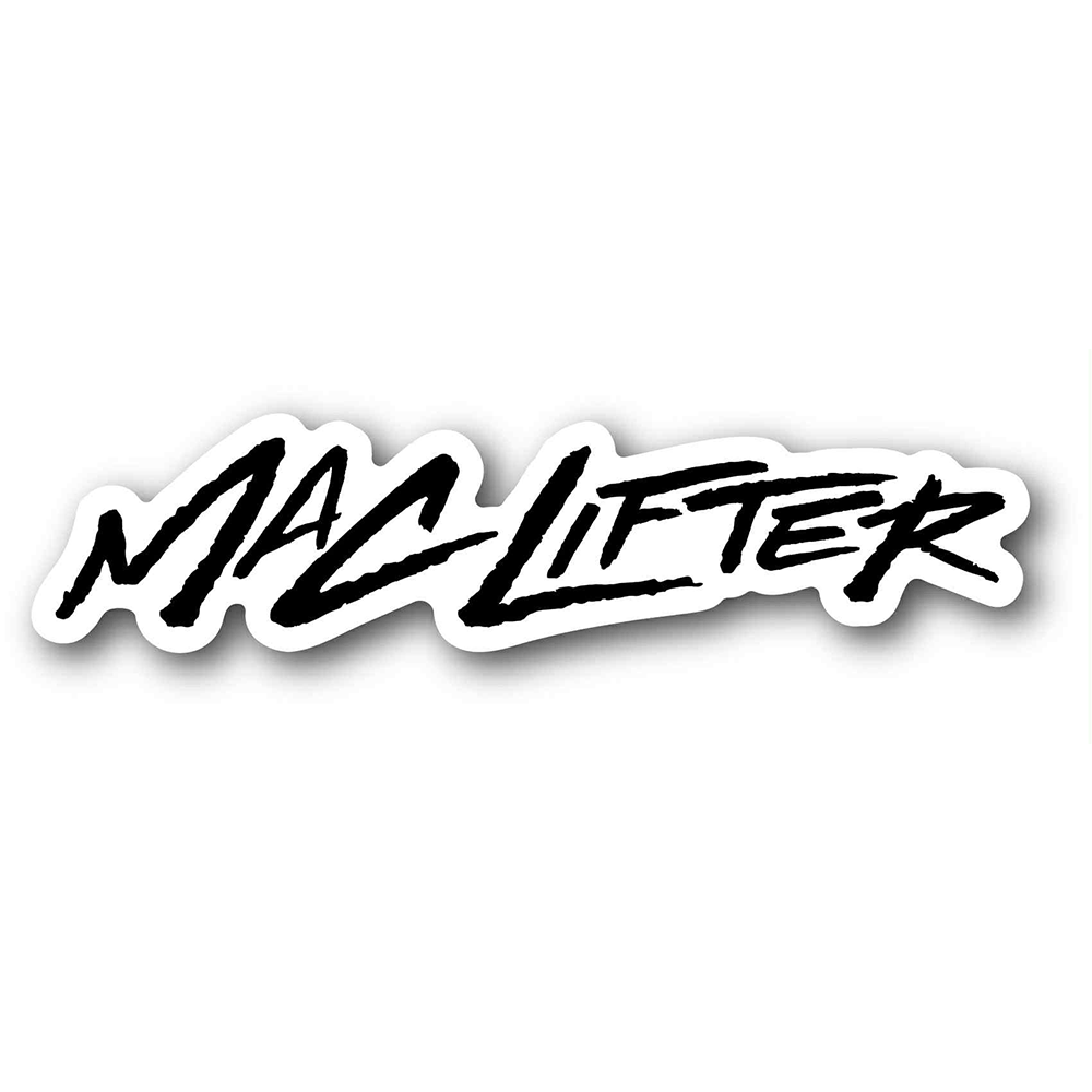 Lifter Sticker MAC Lifter Sticker Decals – OG Script – MAC Lifter Kit