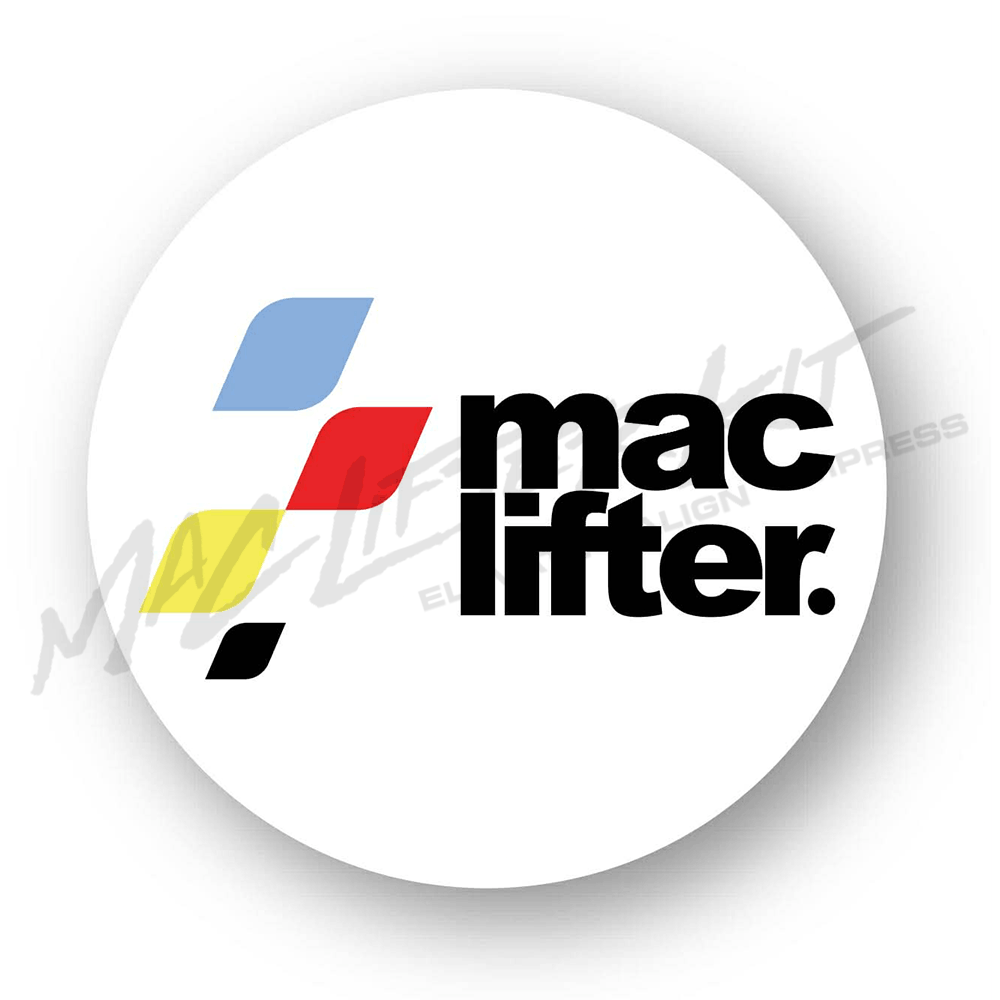 MAC Lifter Circle Sticker Decals - OG Script – MAC Lifter Kit