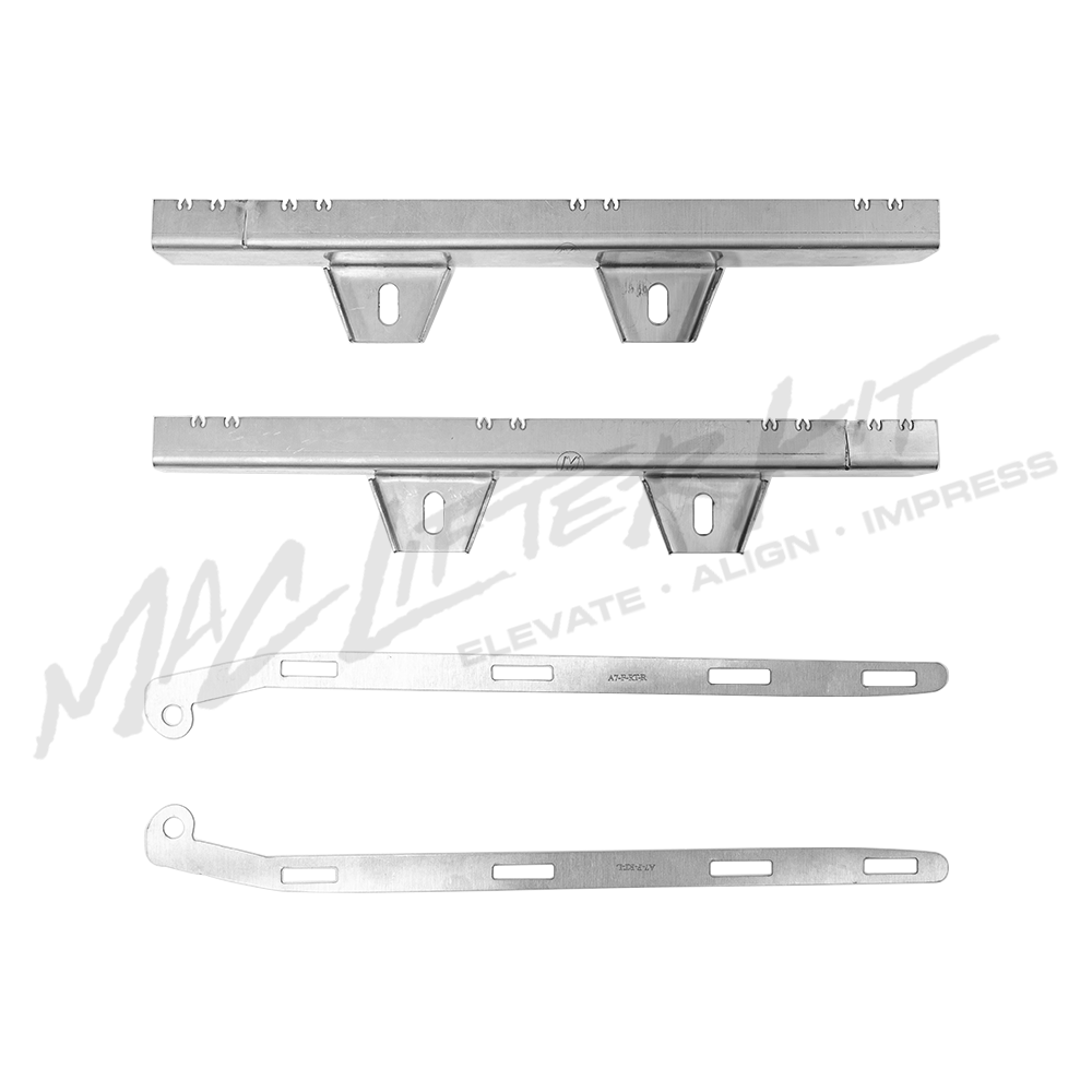 HONDA Accord (7th Gen) Sedan – Complete Front Bumper Lifter & Tabs Set
