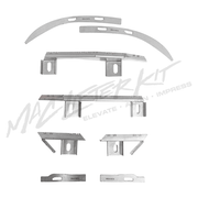 HONDA Civic FK8 – Complete Front Bumper Lifter & Tabs Set