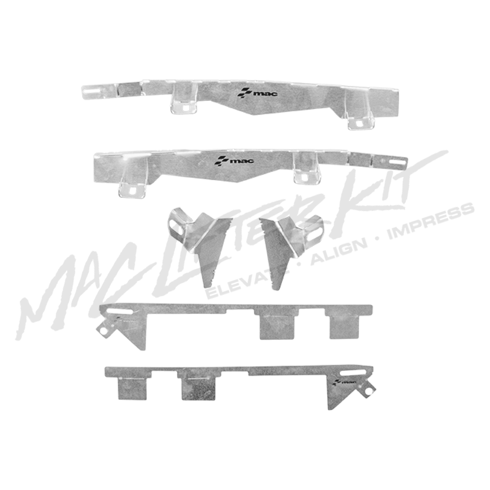 SUBARU WRX STi "Hawkeye" –  Complete Front Bumper Lifter & Tabs Set
