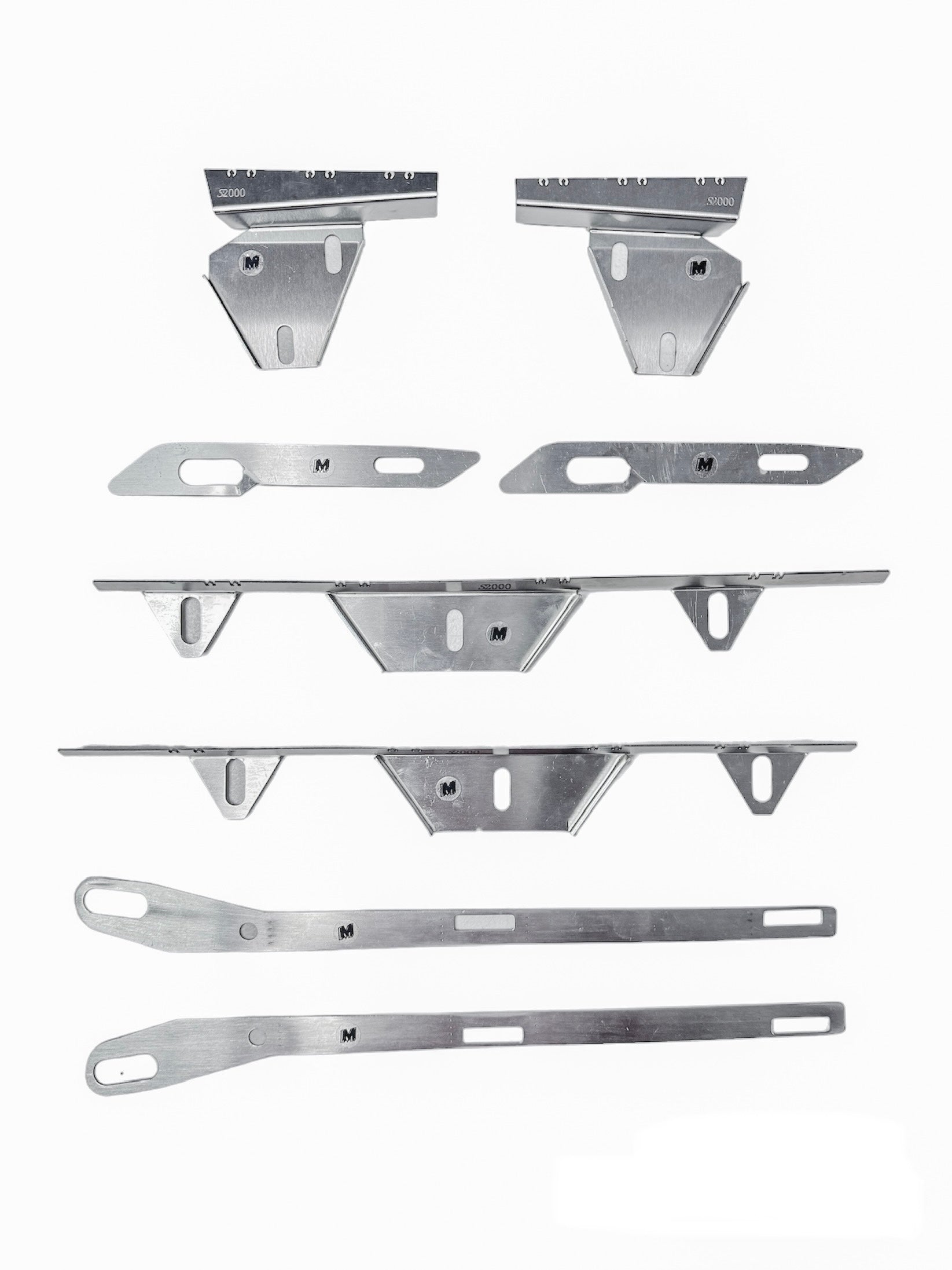 MLK - S2000 front and rear bumper gap reducers + bumper tab repair kit