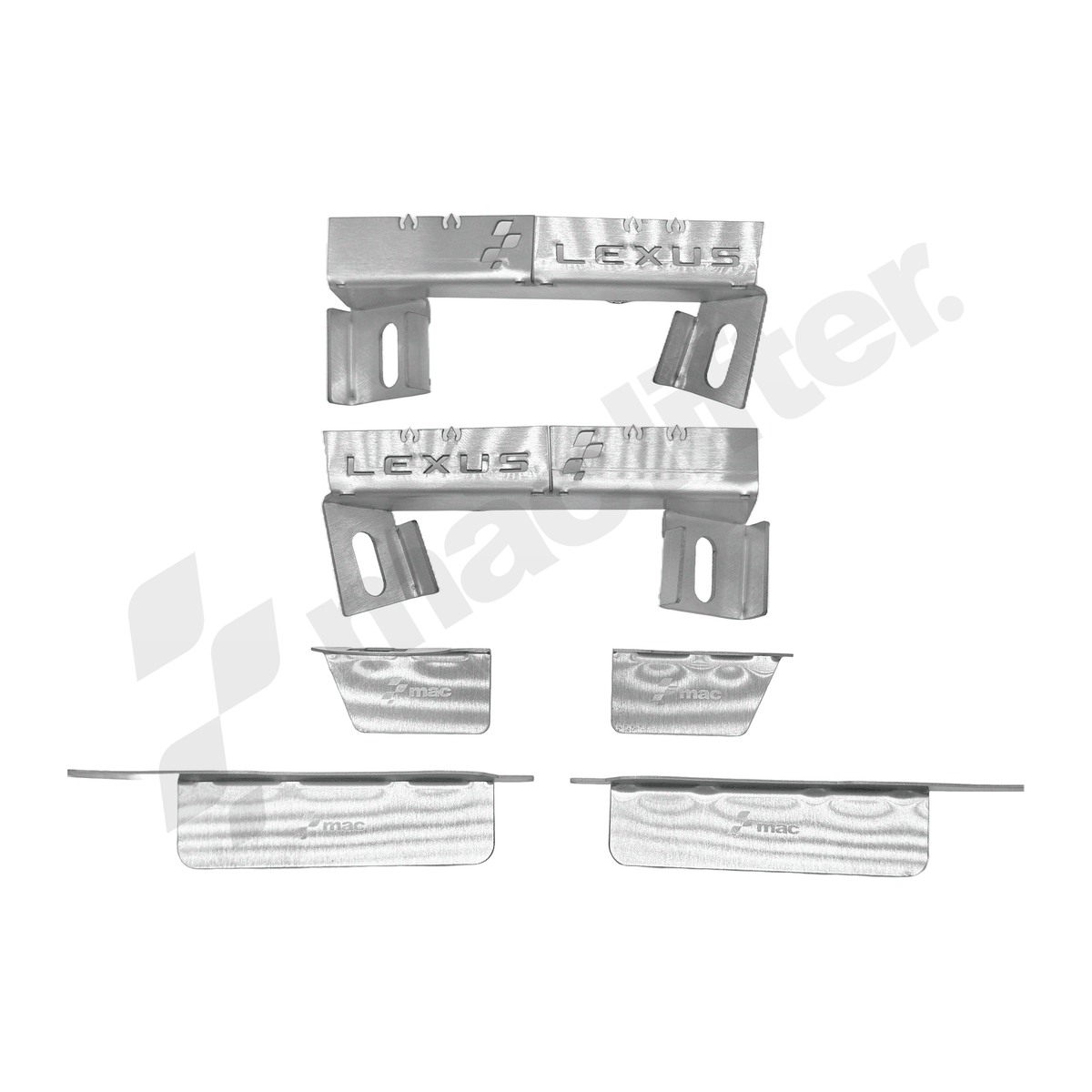 LEXUS 4IS – Complete Front Bumper Lifter & Tabs Set
