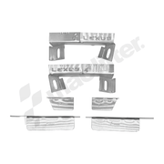 LEXUS 4IS – Complete Front Bumper Lifter & Tabs Set