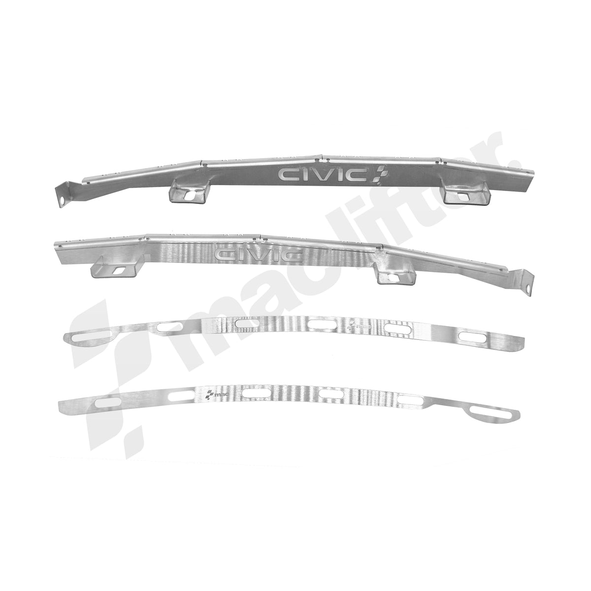 HONDA Civic (10thGen) – Complete Rear Bumper Lifter & Tabs Set