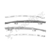 HONDA Civic (10thGen) – Complete Rear Bumper Lifter & Tabs Set